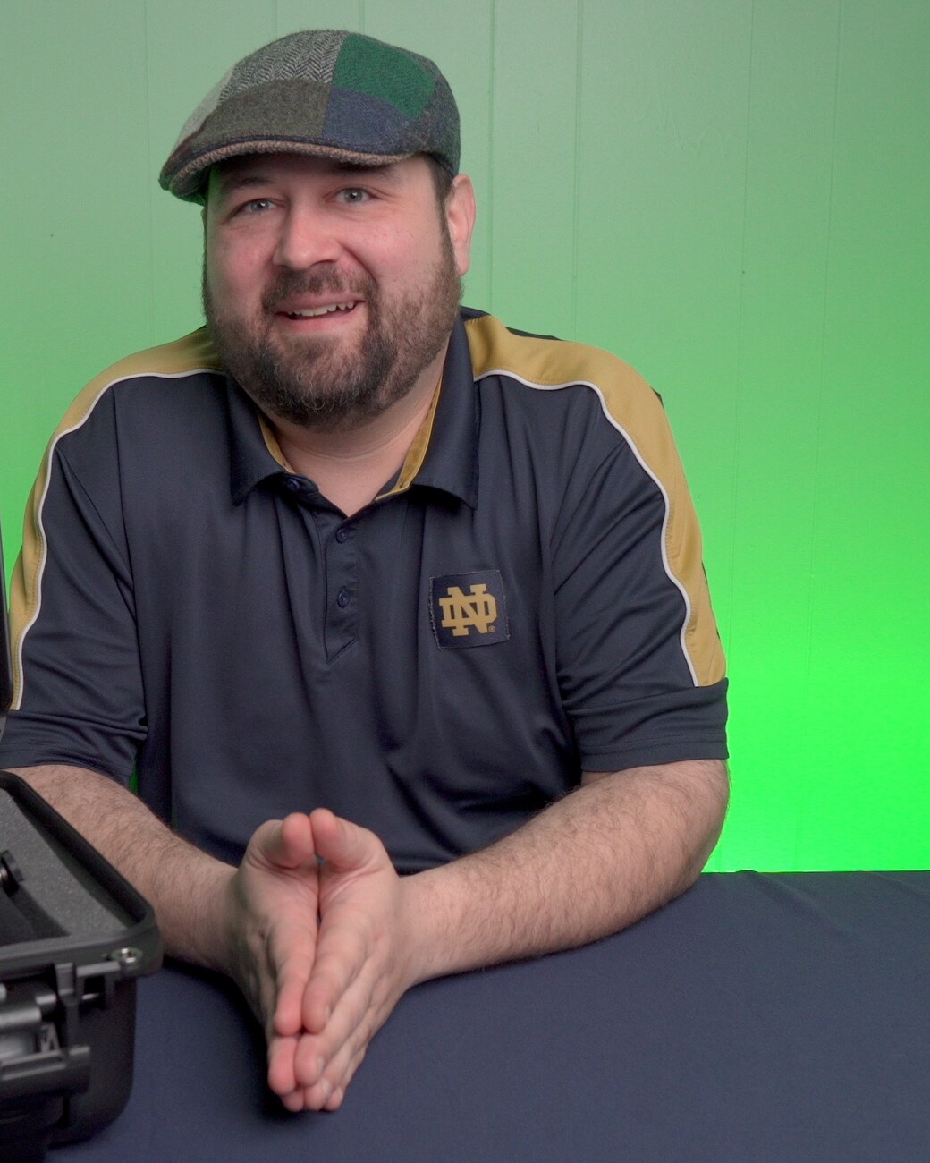 David Fitzgibbons producing for FaithND at the University of Notre Dame